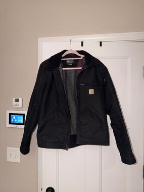 Carhartt Black Collared Duck Coat
